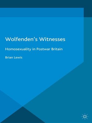 cover image of Wolfenden's Witnesses